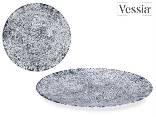 83777 PRATO PORCELANA LLANO 26CM AZTECA