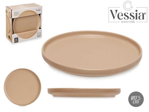 90329 PRATO GRES SOBREMESA BEJE 20CM