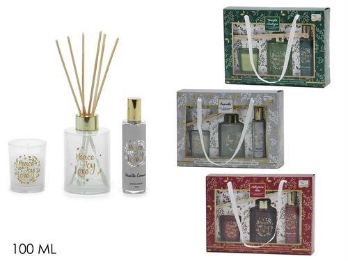619468 DIFUSOR MIKADO 100ML COM VELA GIFT