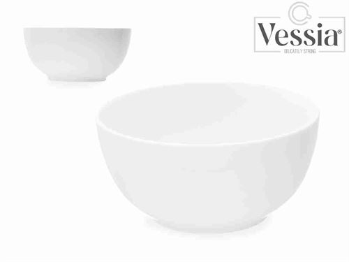 83701 TIGELA CERAMICA BRANCA 1,3L 17,5CM