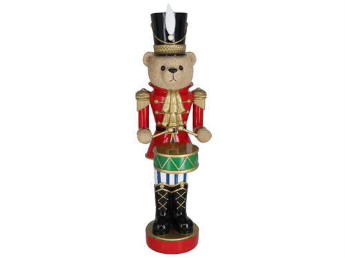 515441 URSO COM TAMBOR 6 LED 30X27X92CM