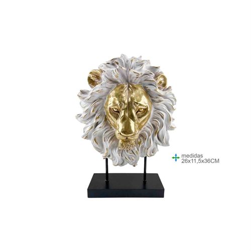 LR-77030 LEAO RESINA 26x11,5x36cm