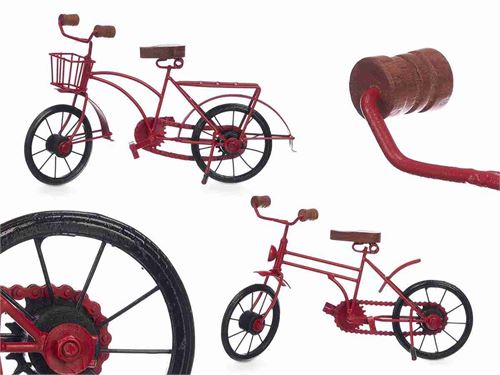 67084 BICICLETA METAL VERMELHA 2 SORT 30CM