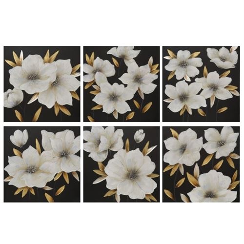 203980 QUADRO WHITE GARDEN 60X60X3CM