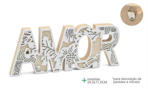 BD-78437 PLACA MDF 29,5X11,5 AMOR