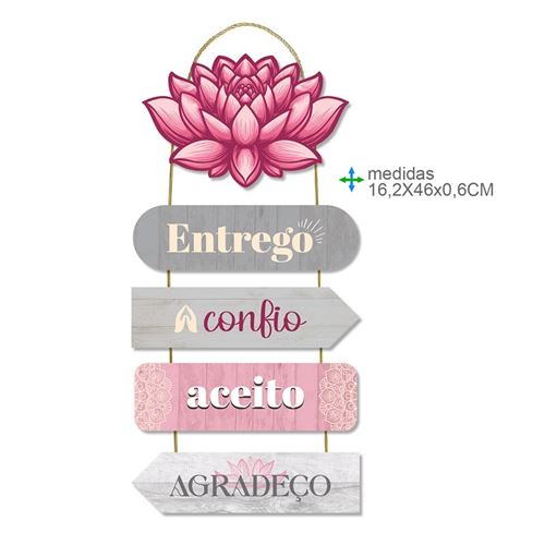 BD-79266 PLACA PAREDE MDF 16,2X0,06X46CM