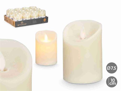 60505 VELA LED CREME PEQ