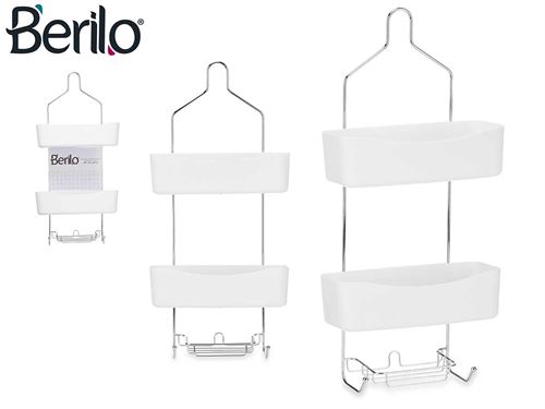 91003 ESTANTE WC METAL PLASTICO 14 x 28 x 60 cm.