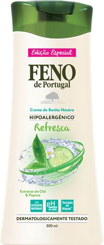 FENO GEL BANHO ED.ESP. EXTRATOS CHA E PEPINO 500ML