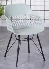 MB-202796 CADEIRA PP METAL 57X57X80,5 VERDE