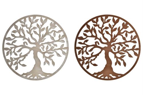 DP-196474 DECORAÇAO DE PAREDE MDF 60X1X60 ARVORE 2 MOD