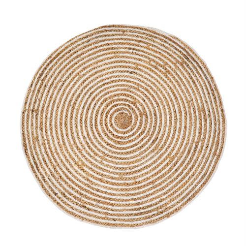 802475 ALFOMBRA NATUR IV YUTE NATURAL 100 X 100 X 0,50 CM