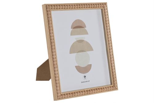 MF-214768 MOLDURA 20X25 MDF VIDRO 23X1,8X28CM BOLINHAS NATURAL