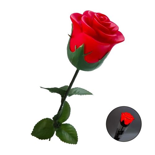 2846-100 ROSA C/ LUZ 4,2x4,2x30 Cm