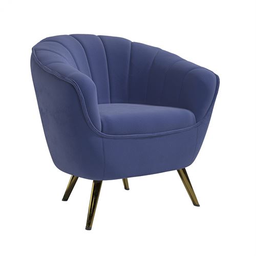 SOFA TULSA 1L MICROFIBRA AZUL