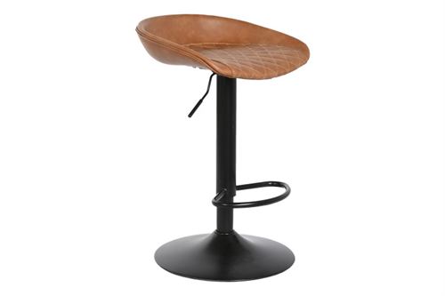 MB-205805 BANCO C/COSTAS METAL ABS 45X44X67 87 CASTANHO