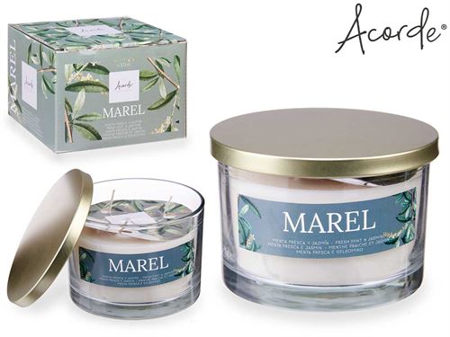 86471 VELA PERFUMADA MENTA FRESCA E JAZMIM  -30H