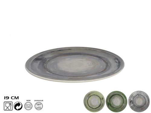 311068 PRATO SOBREMESA CERAMICA 19CM