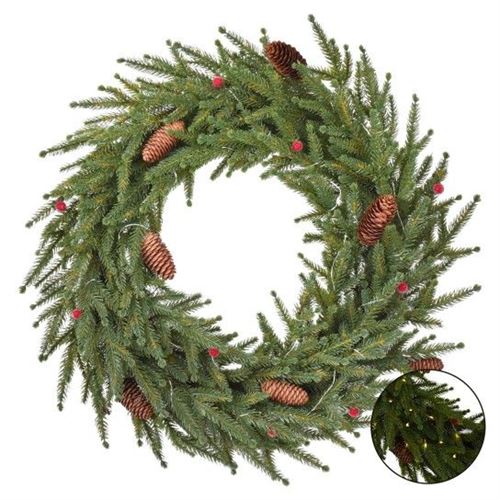 923010 COROA NTL LUZ QNT 50LED SK 2592-301 55CM