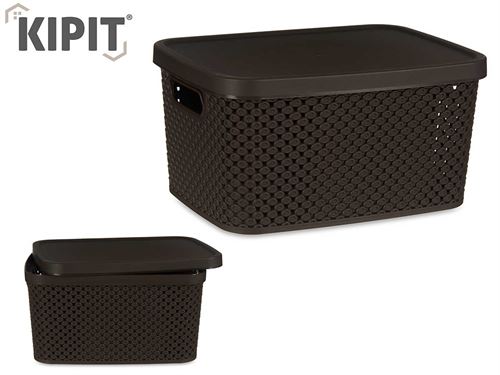 86637 CESTO ORGAN PL 3,5L C/TAMPA 24 x 17,5 x 12,5 cm.