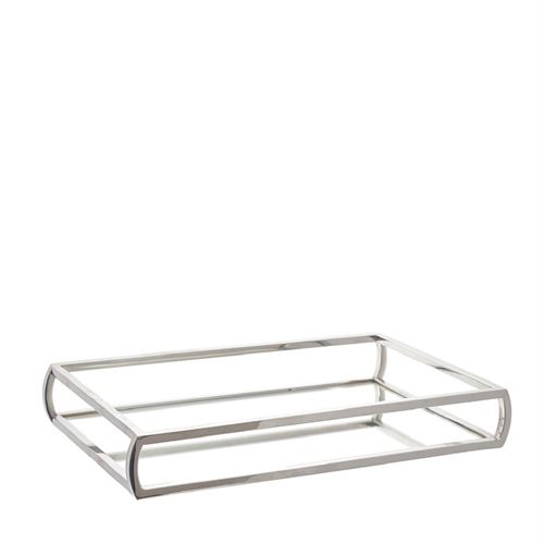 51583 TABULEIRO INOX ESPELHO  C 42,50 L 26,00 A 6,50