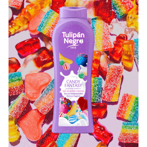 TULIPAN NEGRO GEL BANHO 650ML CANDY FANTASY