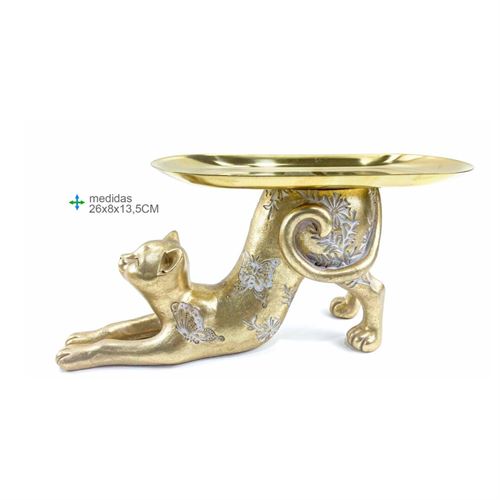 GR-76740 GATO RESINA 26x8x13,5cm