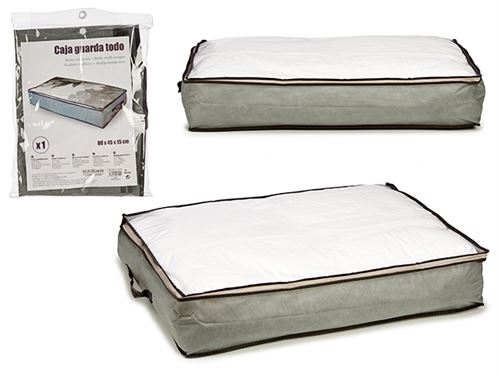 42392 CX ARRUMAÇAO TELA CINZA 80X45X15CM