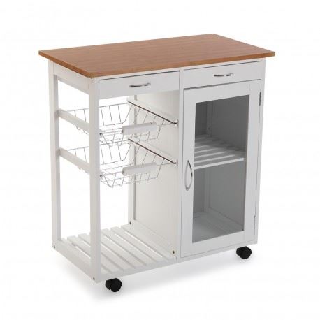 CARRO COZINHA MDF 70X37X36CM