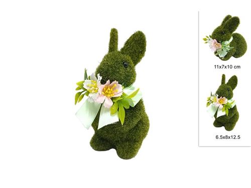 32031 COELHO DECORATIVO 12,5CM SORT2