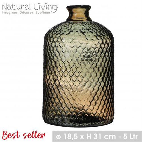 08093 GARRAFAO VIDRO SERENA 5LT 18,5X31CM
