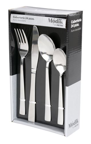 00962 FAQUEIRO 24PÇS AÇO INOXIDAVEL