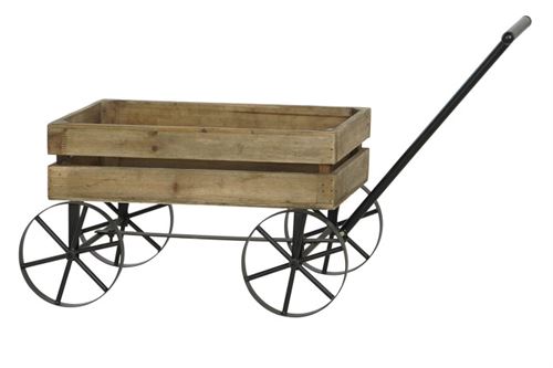 MB-206302 CARRINHO ABETO METAL 55X28,5X55 PLANTAS