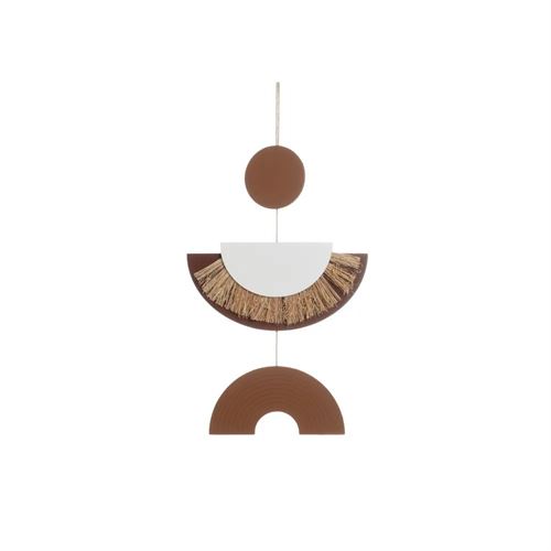 805799 PENDENTE DECORATIVO ARCH MOTIF MDF-CORDA 24 X 1 X 46 CM