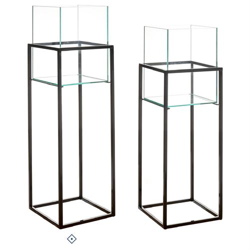 45182 FLOREIRA PARIS PRETO GL/VIDRO GR