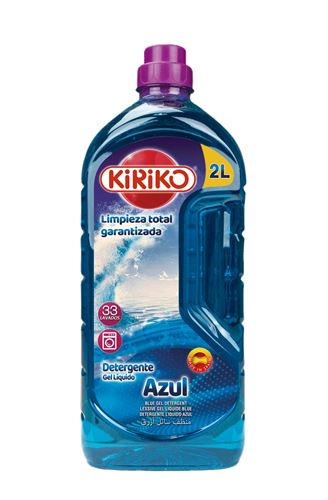 DETERGENTE GEL LIQ. AZUL 2LT KIRIKO 