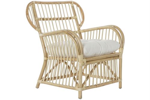 CADEIRAO RATTAN 86X65X95 ALMOFADAS NATURAL