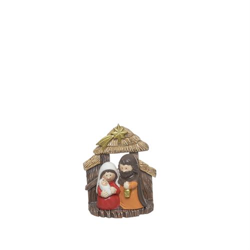 90235 PRESEPIO MINIATURA POLIRESINA  C 7,00 L 4,00 A 8,40