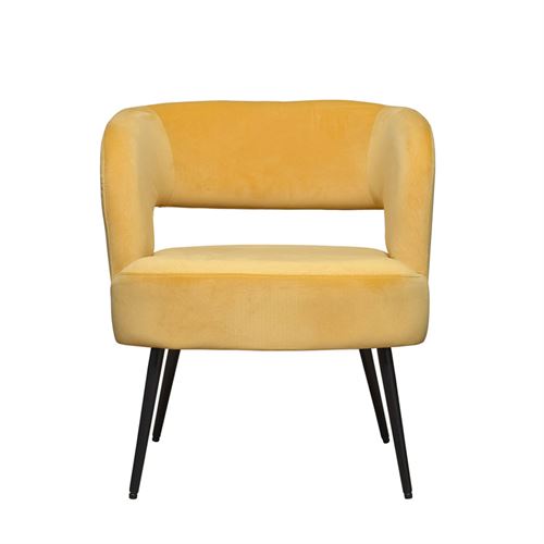 96564 CADEIRAO MADEIRA/TECIDO AMARELO C 67,00 L 68,00 A 76,50