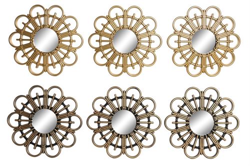 ES-204647 ESPELHO SET 3 PP VIDRO 25X2X25 2 MOD