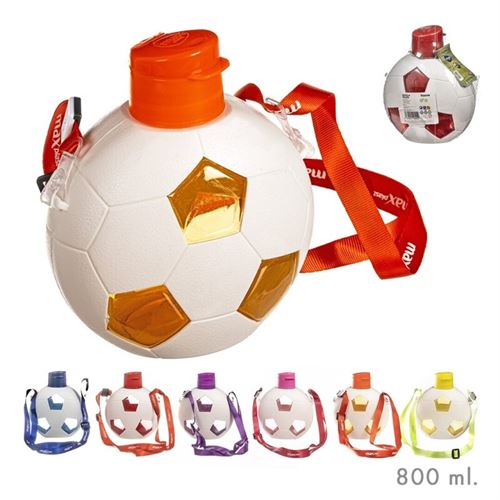 39241000 GARRAFA PLASTICO BOLA 800ML 6SORTIDAS