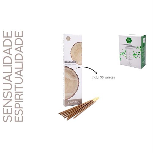 762010 INCENSO AROMARTE SÂNDALO 50GR
