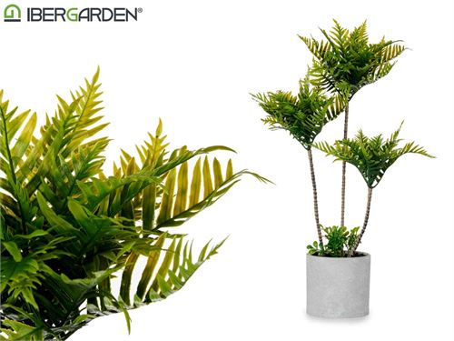 82915 VASO CIMENTO GIGANTE PALMERA VERDE 70CM