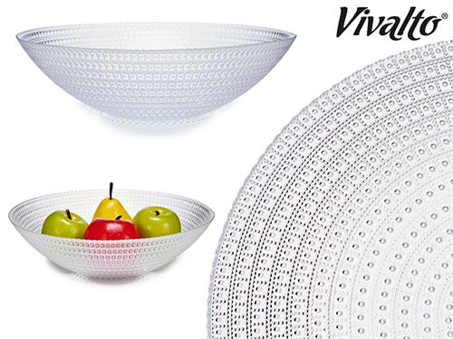 84737 SALADEIRA VIDRO ALUURE 27CM