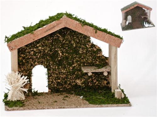 NTL CASA PRESEPIO 35x15x25cm