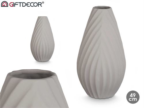 80127 JARRA CERAMICA RAYA 49CM