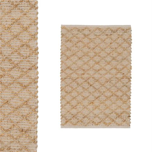 805820 CARPETE JUTA-ALGODÂO NATURAL 90x60cm