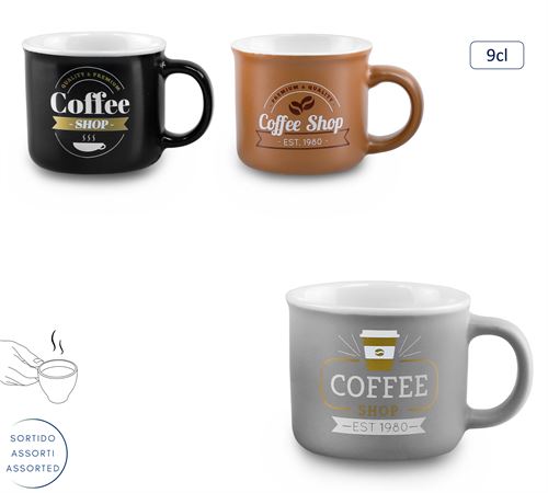 GB156 CHAVENA CAFÉ PORCELANA 9CL