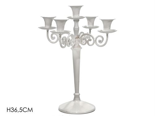 558956 CASTIÇAL 5 BRAÇOS METAL
