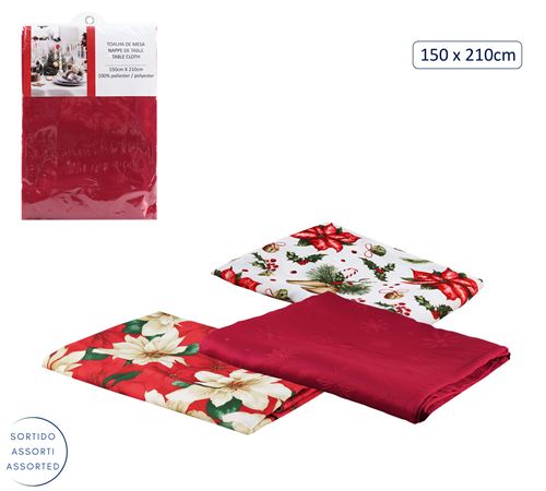 6074210 TOALHA NATAL 150X210CM